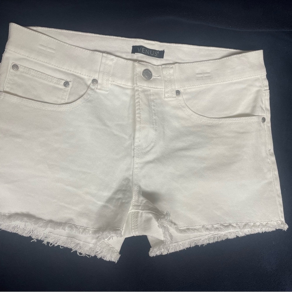 Venus Women's White Denim Shorts